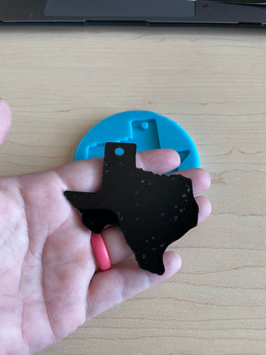 Mississippi Keychain Mold - 2.5 inch keychain Mold - Mold for epoxy resin -  Mississippi Keychain - DIY Resin Keychain - Shiny Mold