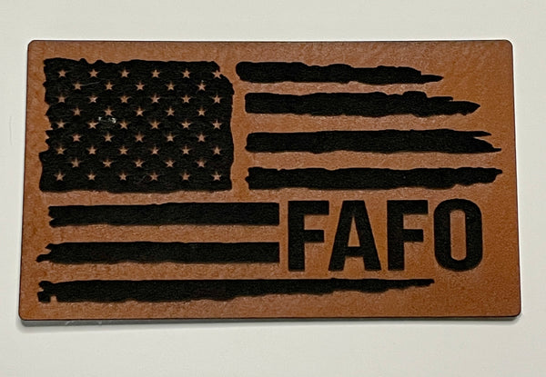 FAFO American Flag Hat Patch
