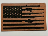 American Flag 2nd Amendment Hat Patch