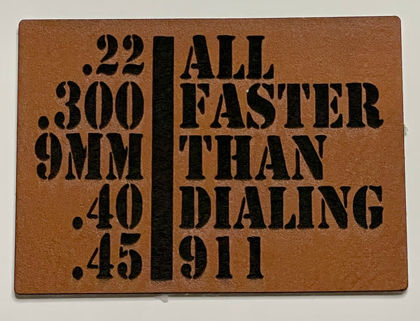 All faster than 911 Hat Patch