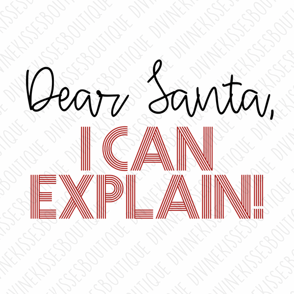 Dear Santa I Can Explain Transfer