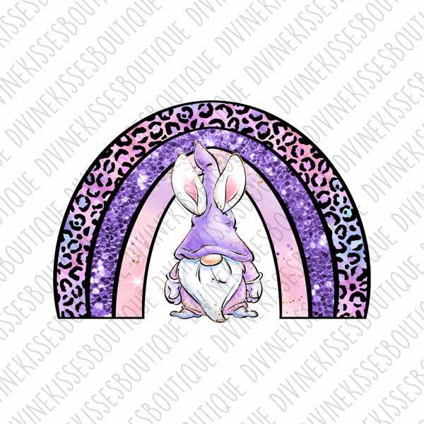 Purple Gnome Bunny Transfer