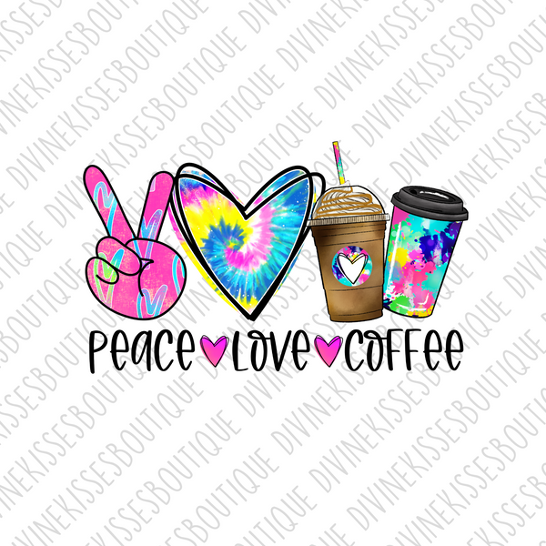 Peace Love Coffee Transfer