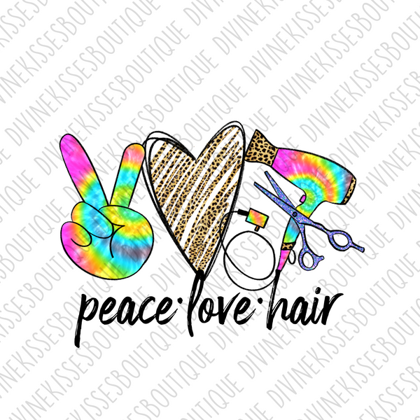 Peace Love Hair  Transfer