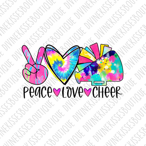 Peace Love Cheer Transfer