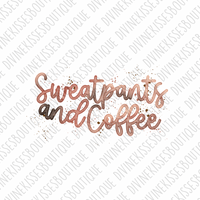 Coffee and Sweatpants Transfer