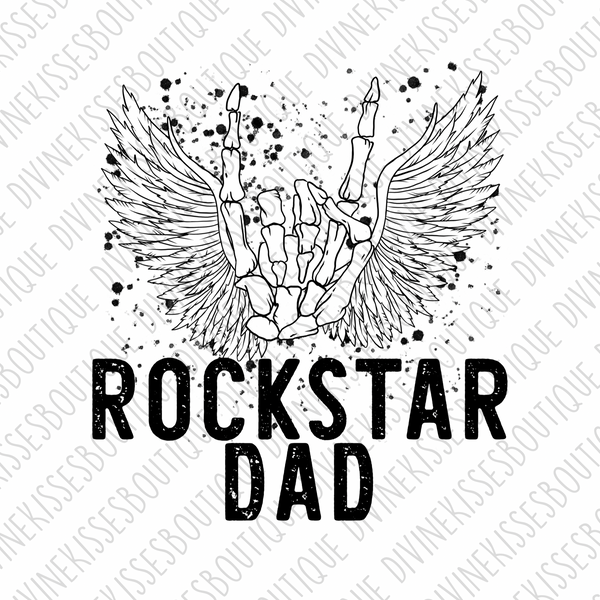 Rock Star Dad DTF