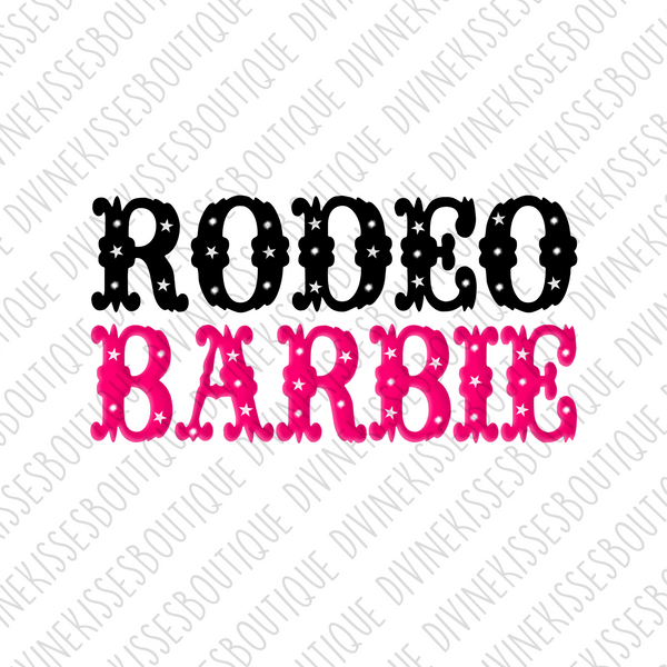 Rodeo Barbie DTF