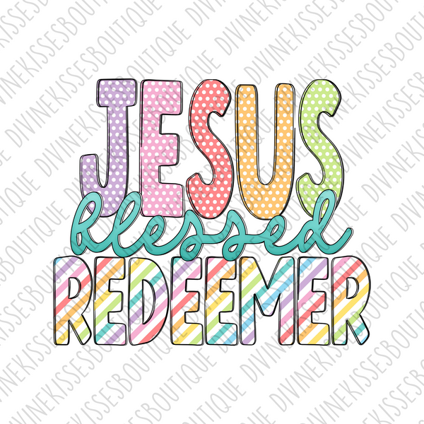 Jesus Blessed Redeemer Transfer