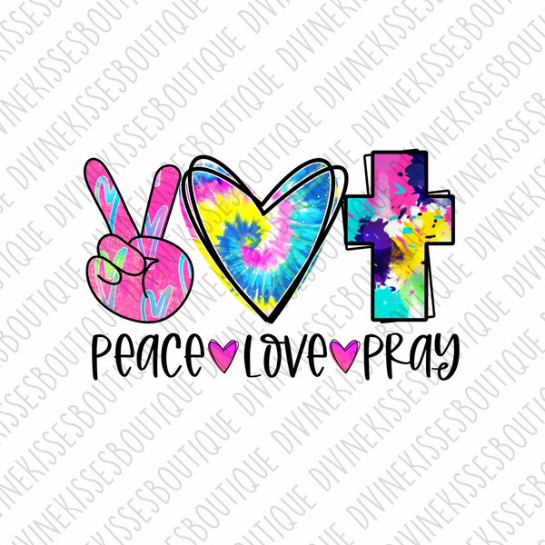 Peace Love Pray Transfer