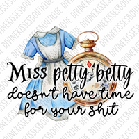 Miss Petty Betty  Transfer