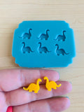 Dinosaur Earring Mold - 15mm Earring Stud Mold - Mold for epoxy resin - DIY Resin Earring - Shiny Mold