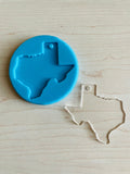 Texas Keychain Mold - 2.5 inch keychain Mold - Mold for epoxy resin - Texas Keychain - DIY Resin Keychain - Shiny Mold