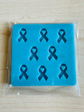 Awareness Ribbon Earring Mold for Resin - Stud Mold - Awareness Cabochon - DIY Resin Earring - Shiny Mold