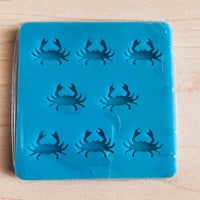 Crab Earring Mold - 15mm Stud Mold - Mold for epoxy resin - DIY Resin Earring - Shiny Mold