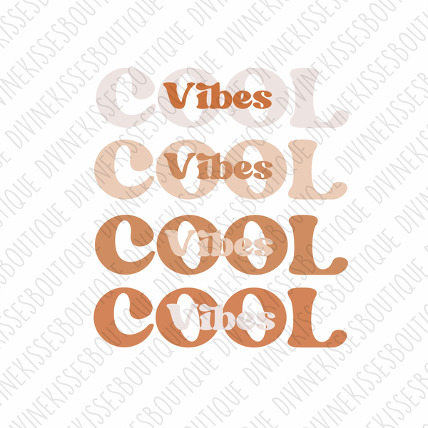 Cool Vibes Sublimation Transfer