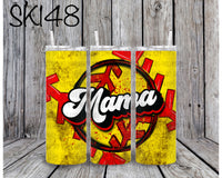 Softball Mama Yellow Sublimation ~ Tumbler SK148