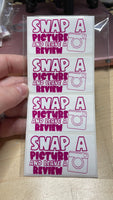 Snap a picture Thermal Stickers 25ct