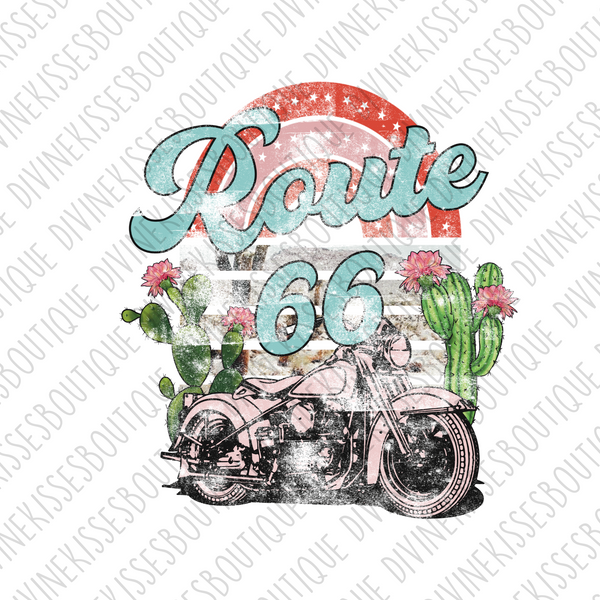 Route 66 Sublimation Transfer