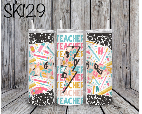 Teacher Classroom Items Sublimation ~ Tumbler SK129