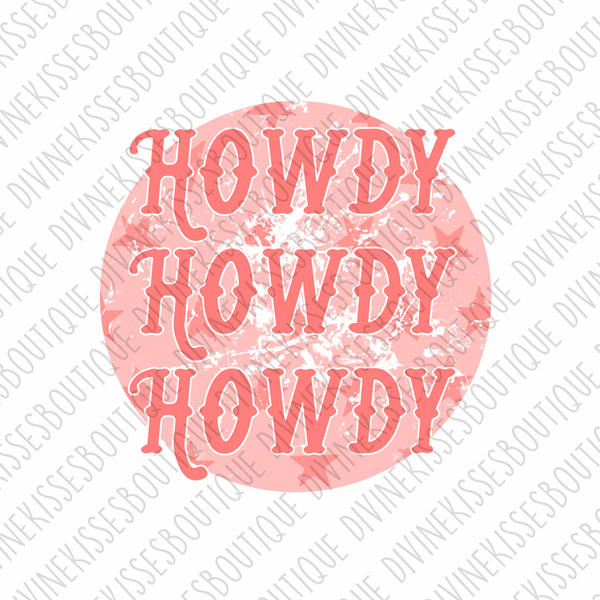 Howdy Howdy Howdy Sublimation File