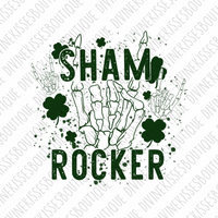 Green Sham Rocker Sublimation Transfer