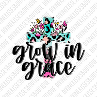 Grow in Grace sublimation transfer