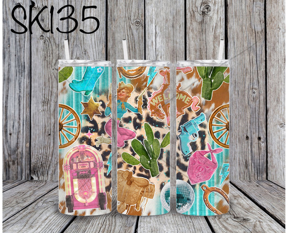 Western Things Sublimation ~ Tumbler SK135