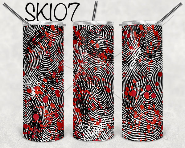 Fingerprints Sublimation ~ Tumbler SK107